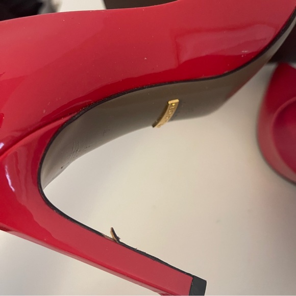 Gucci patent leather shoes heels shocking pink size 36 - Picture 7 of 9